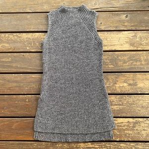 Toad&co knit sweater sleeveless mock neck dress